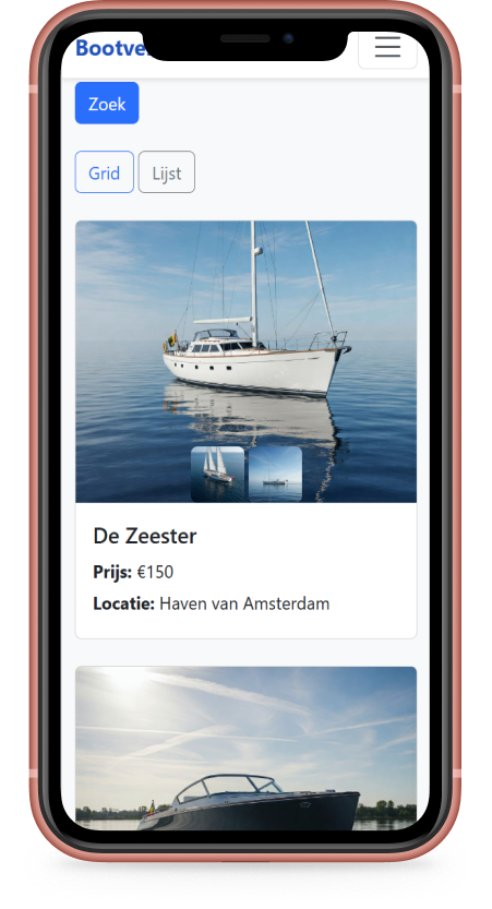 Boat Rental homepage